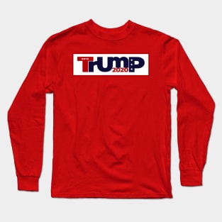 Vote For Trump 2020 Red and Blue Logo Long Sleeve T-Shirt